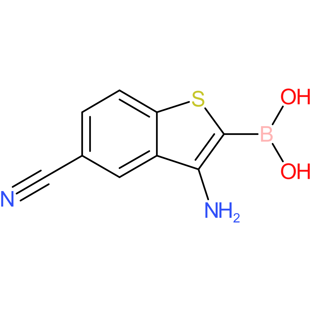 3-amino-5-cyanobenzothiophene-2-boronic acid