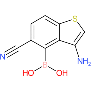 3-amino-5-cyanobenzothiophene-4-boronic acid