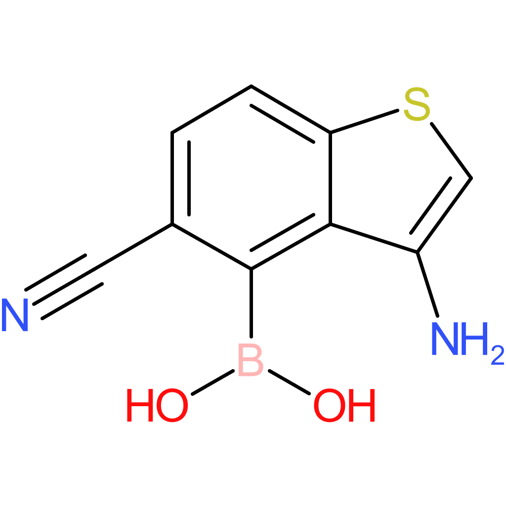 3-amino-5-cyanobenzothiophene-4-boronic acid
