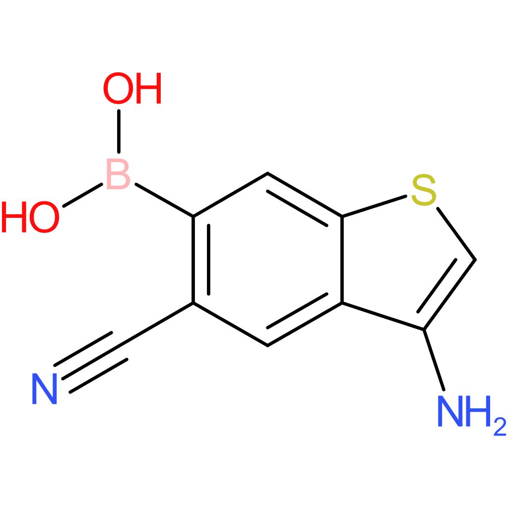 3-amino-5-cyanobenzothiophene-6-boronic acid