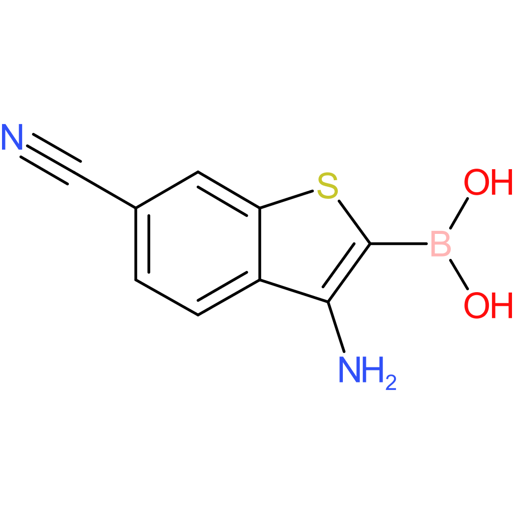 3-amino-6-cyanobenzothiophene-2-boronic acid