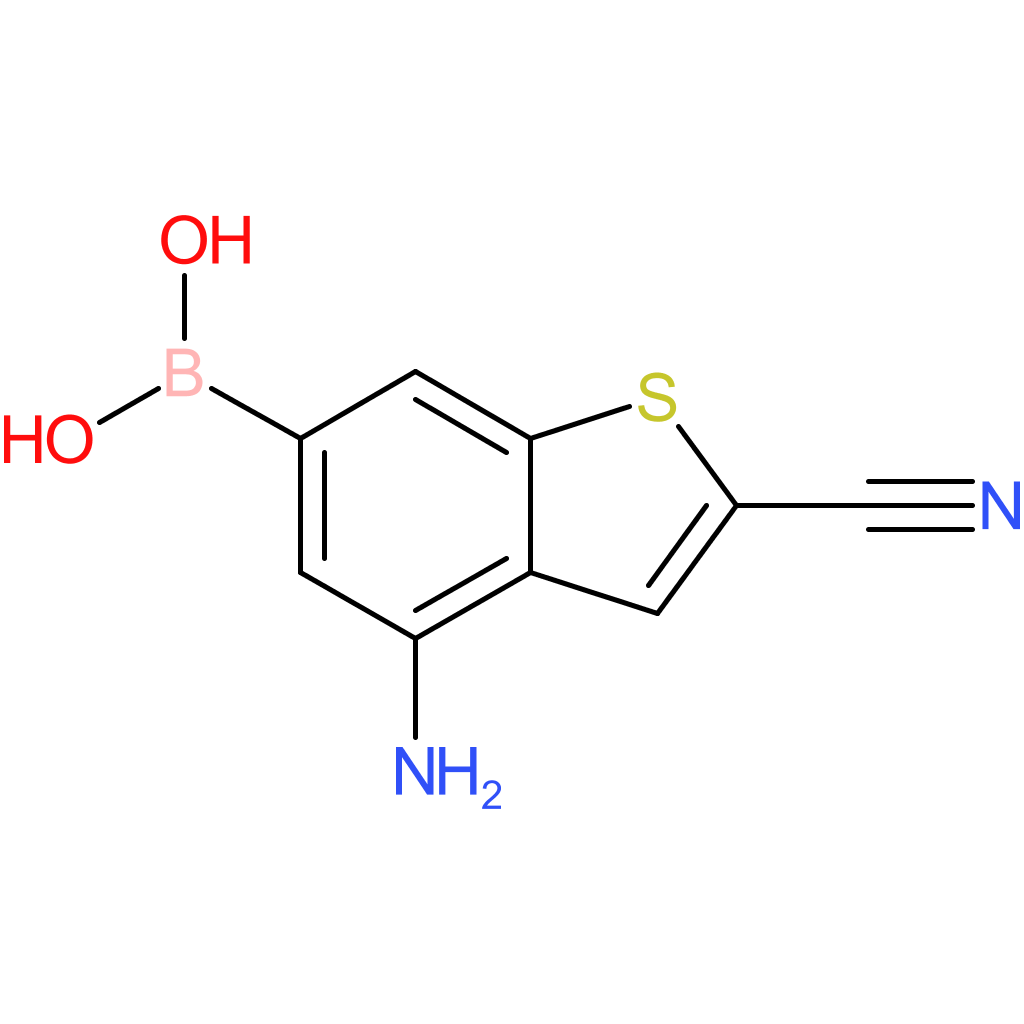 4-amino-2-cyanobenzothiophene-6-boronic acid