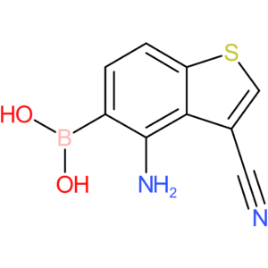 4-amino-3-cyanobenzothiophene-5-boronic acid