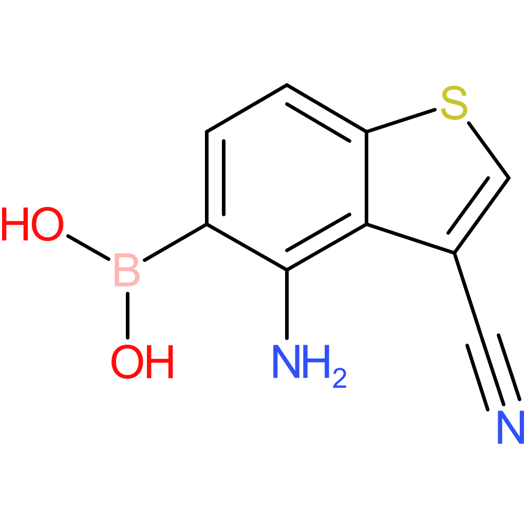 4-amino-3-cyanobenzothiophene-5-boronic acid