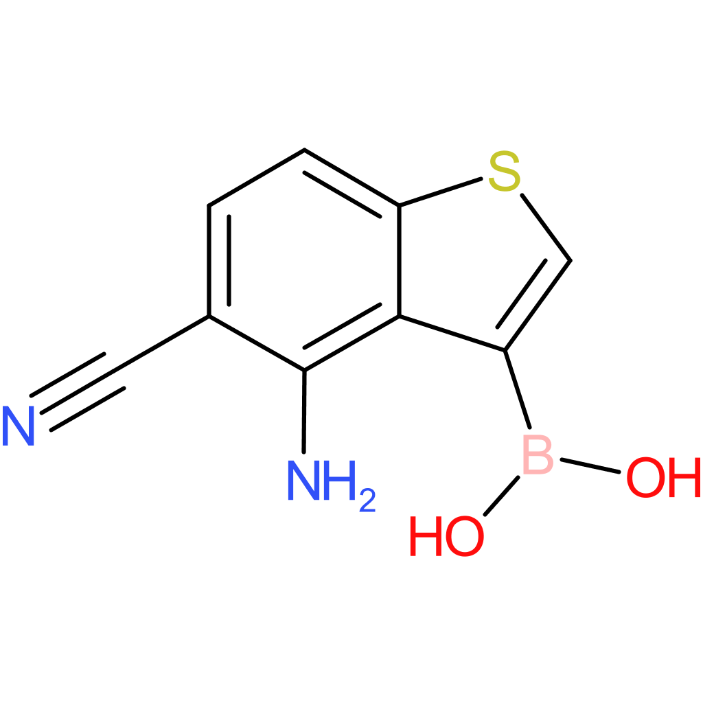 4-amino-5-cyanobenzothiophene-3-boronic acid