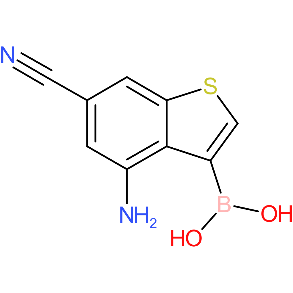 4-amino-6-cyanobenzothiophene-3-boronic acid