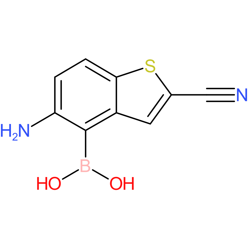 5-amino-2-cyanobenzothiophene-4-boronic acid