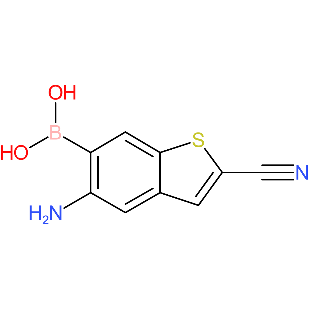5-amino-2-cyanobenzothiophene-6-boronic acid