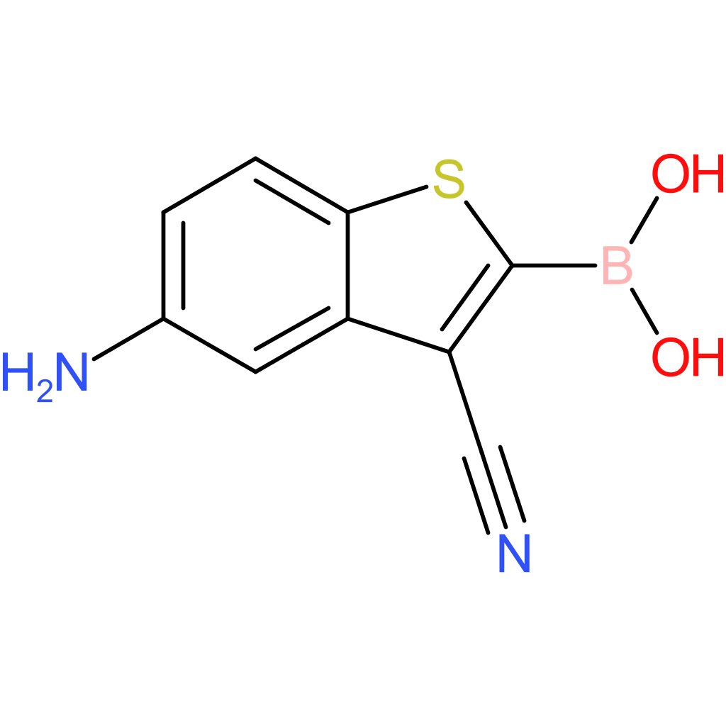 5-amino-3-cyanobenzothiophene-2-boronic acid