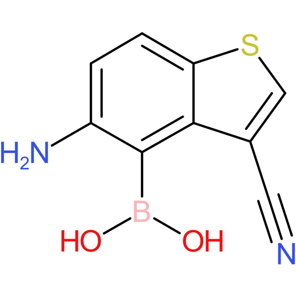 5-amino-3-cyanobenzothiophene-4-boronic acid