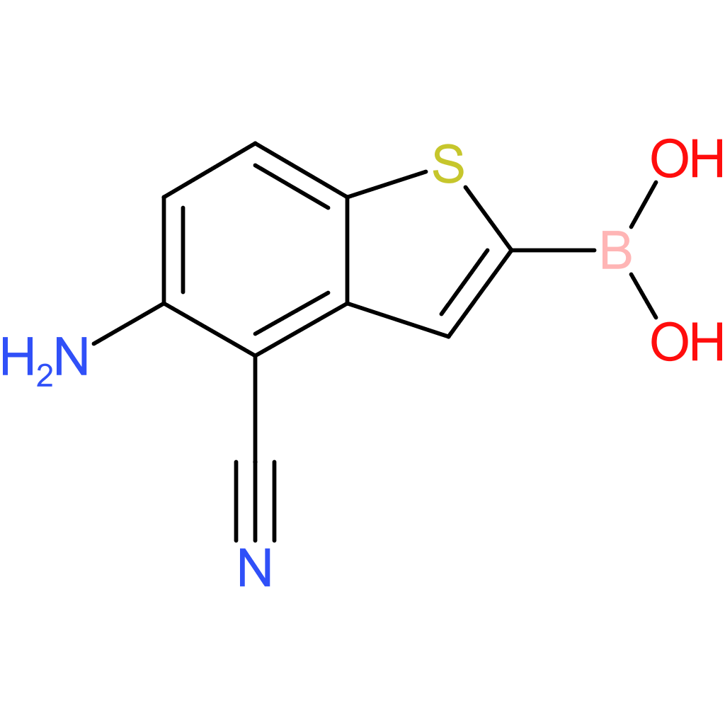 5-amino-4-cyanobenzothiophene-2-boronic acid