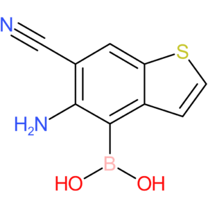 5-amino-6-cyanobenzothiophene-4-boronic acid
