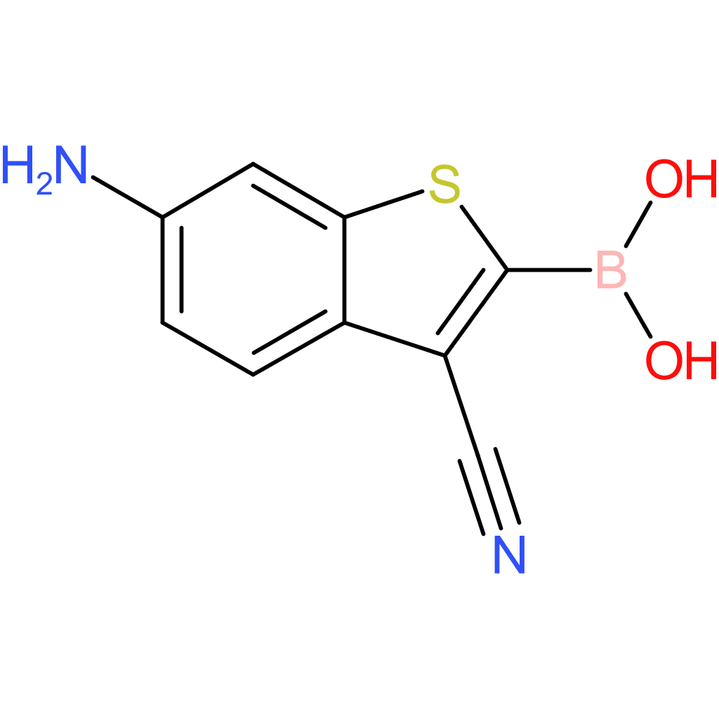 6-amino-3-cyanobenzothiophene-2-boronic acid