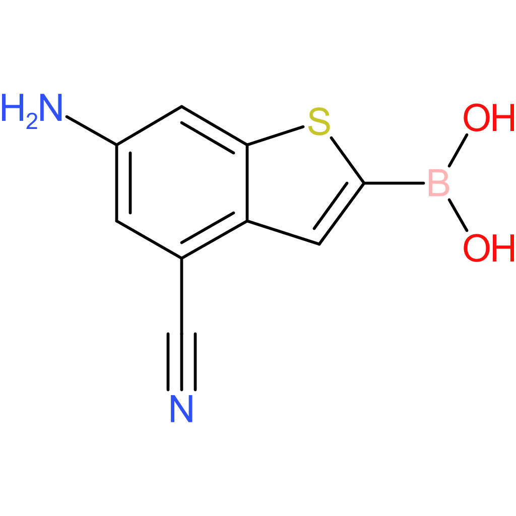 6-amino-4-cyanobenzothiophene-2-boronic acid