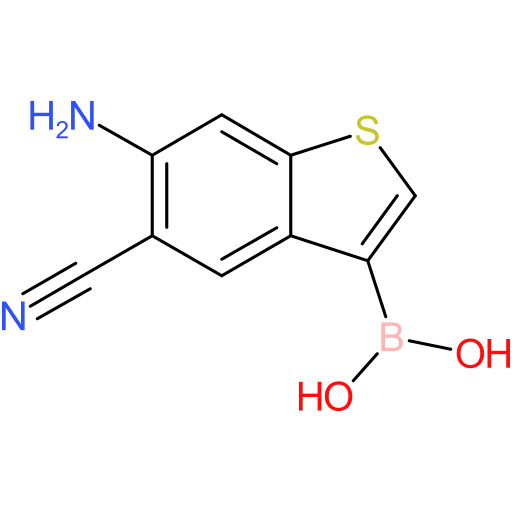 6-amino-5-cyanobenzothiophene-3-boronic acid