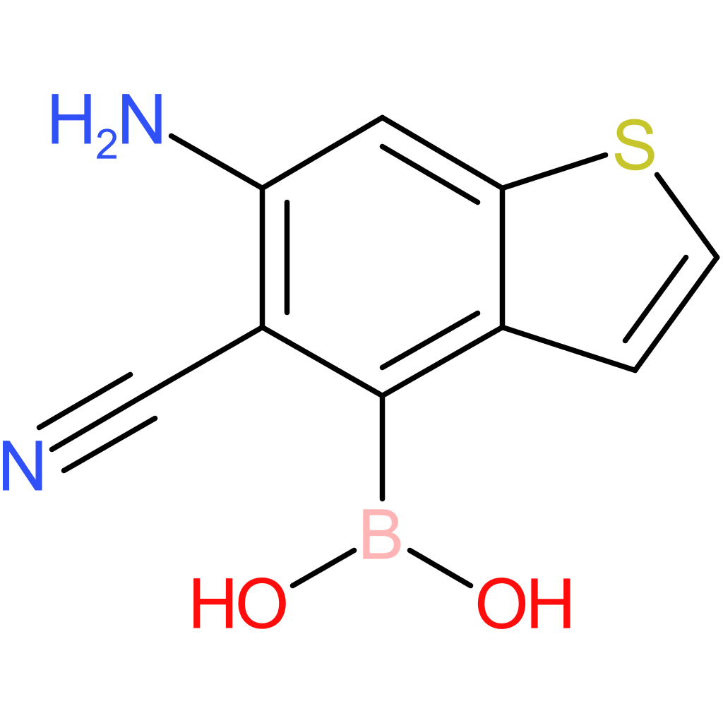 6-amino-5-cyanobenzothiophene-4-boronic acid