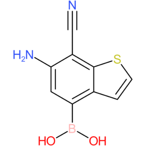 6-amino-7-cyanobenzothiophene-4-boronic acid