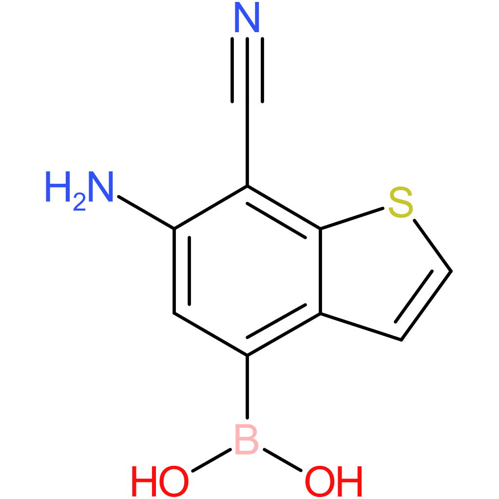 6-amino-7-cyanobenzothiophene-4-boronic acid