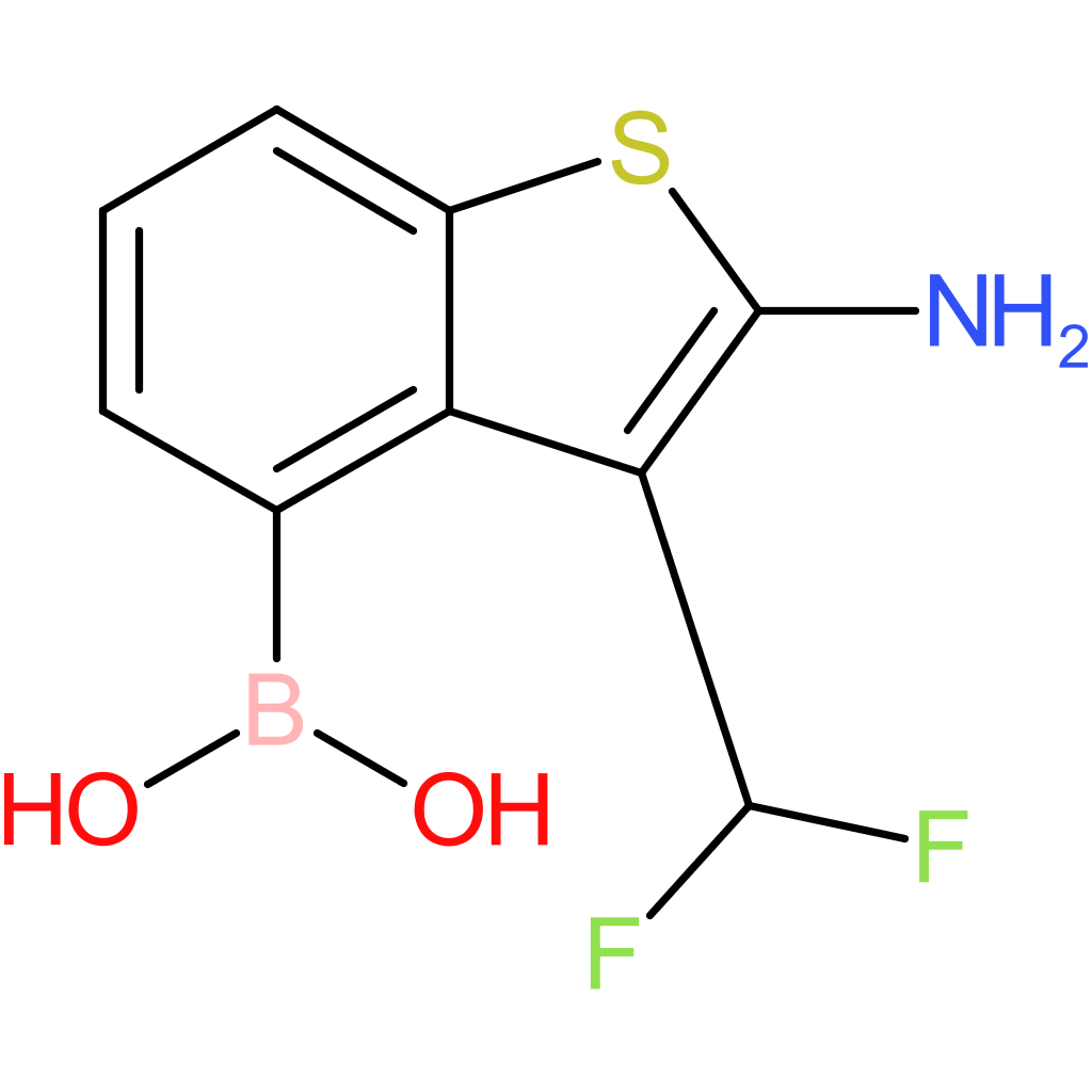 2-amino-3-(difluoromethyl)benzothiophene-4-boronic acid