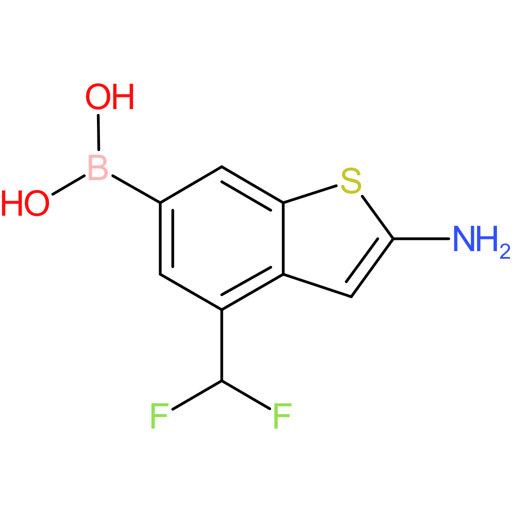 2-amino-4-(difluoromethyl)benzothiophene-6-boronic acid