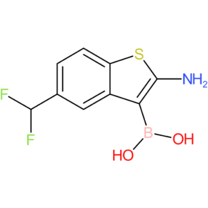 2-amino-5-(difluoromethyl)benzothiophene-3-boronic acid