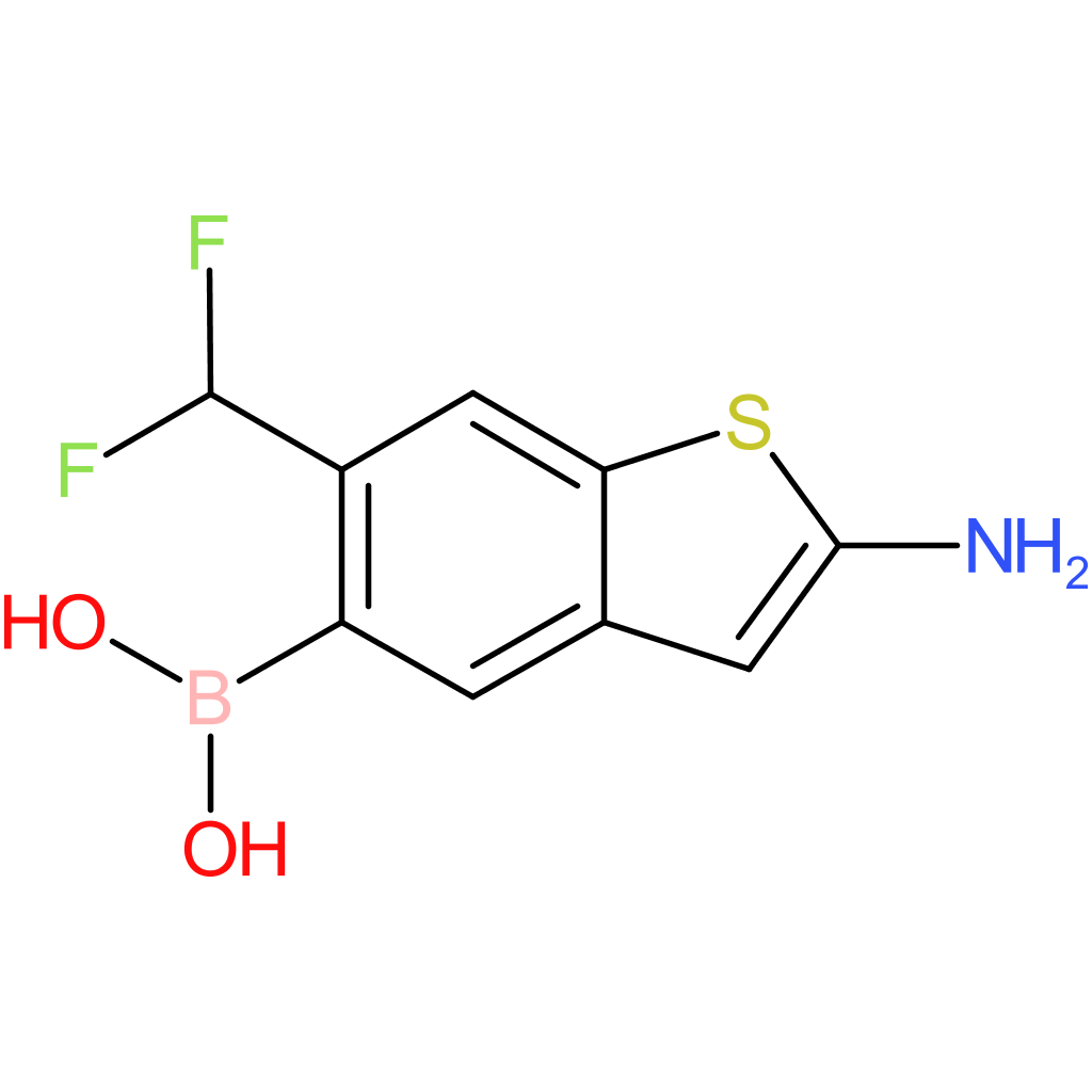 2-amino-6-(difluoromethyl)benzothiophene-5-boronic acid