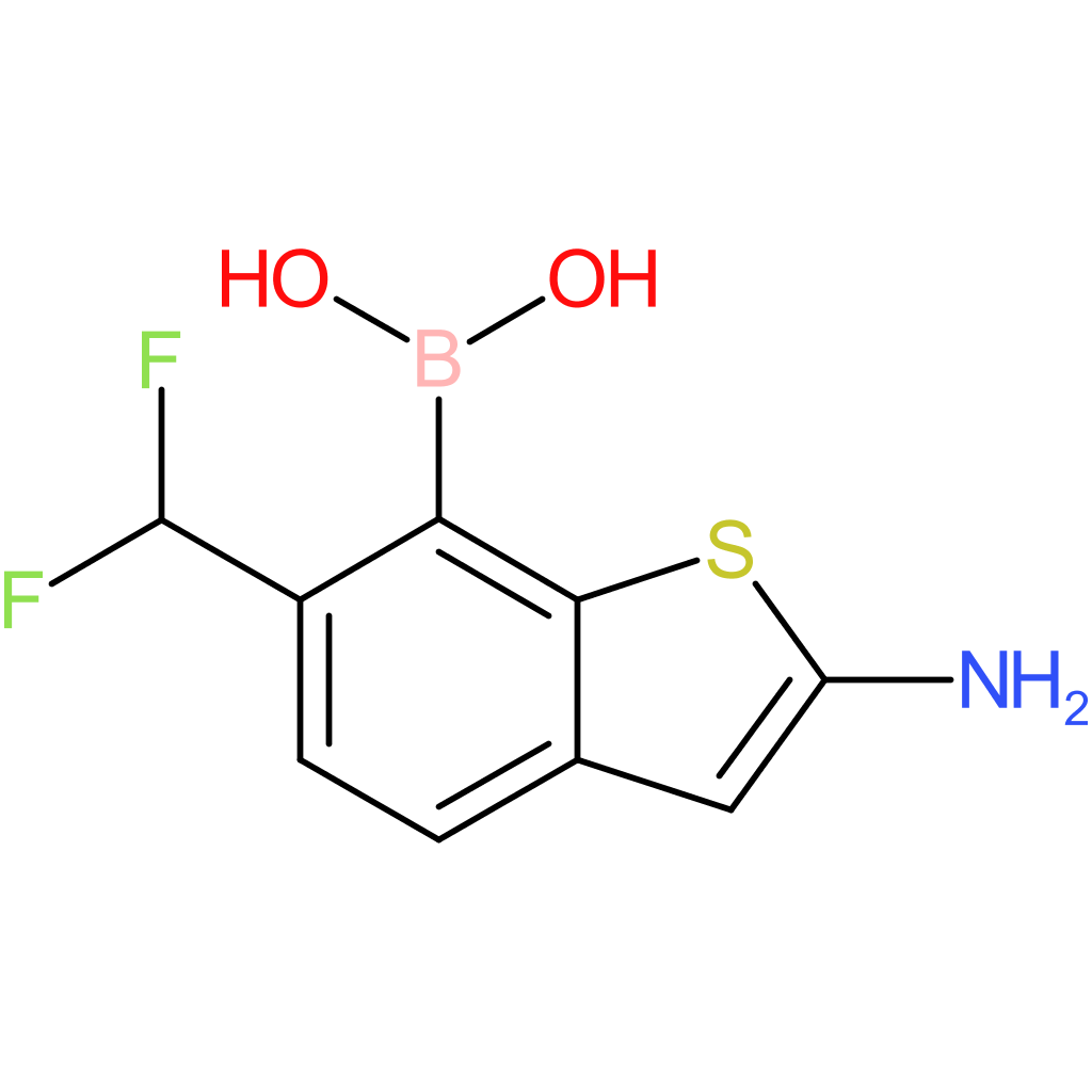 2-amino-6-(difluoromethyl)benzothiophene-7-boronic acid