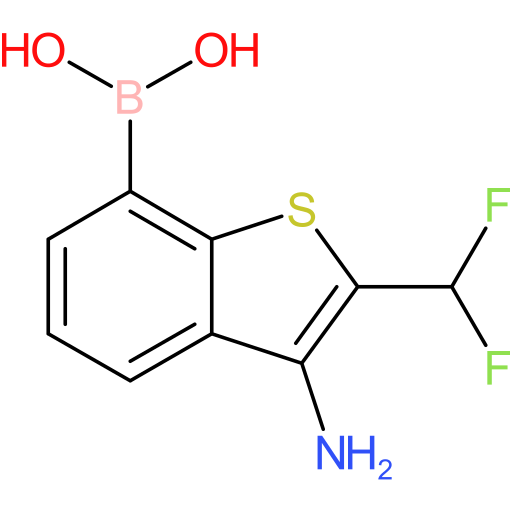 3-amino-2-(difluoromethyl)benzothiophene-7-boronic acid