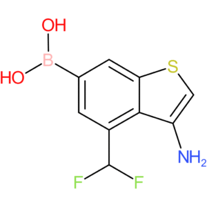 3-amino-4-(difluoromethyl)benzothiophene-6-boronic acid