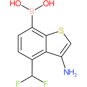 3-amino-4-(difluoromethyl)benzothiophene-7-boronic acid