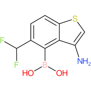 3-amino-5-(difluoromethyl)benzothiophene-4-boronic acid