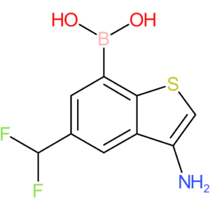 3-amino-5-(difluoromethyl)benzothiophene-7-boronic acid