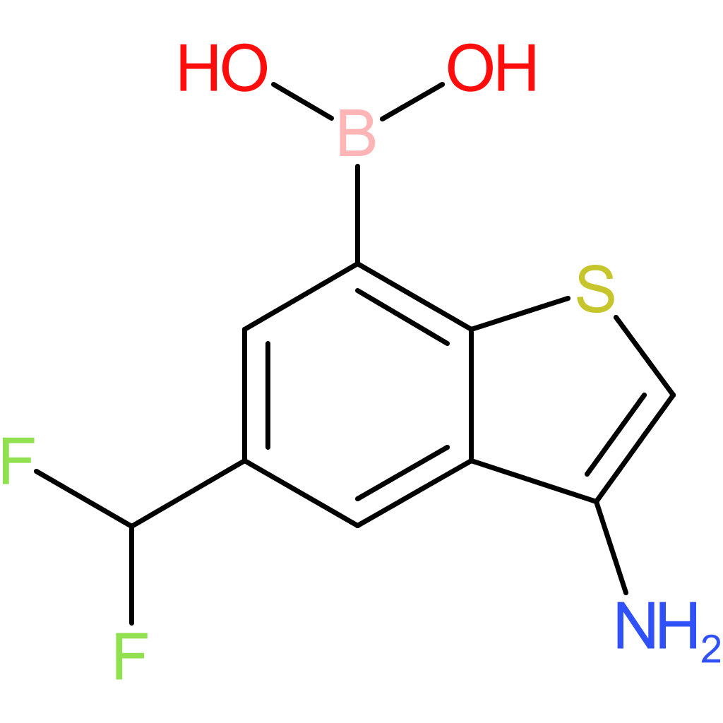 3-amino-5-(difluoromethyl)benzothiophene-7-boronic acid