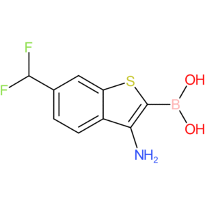 3-amino-6-(difluoromethyl)benzothiophene-2-boronic acid