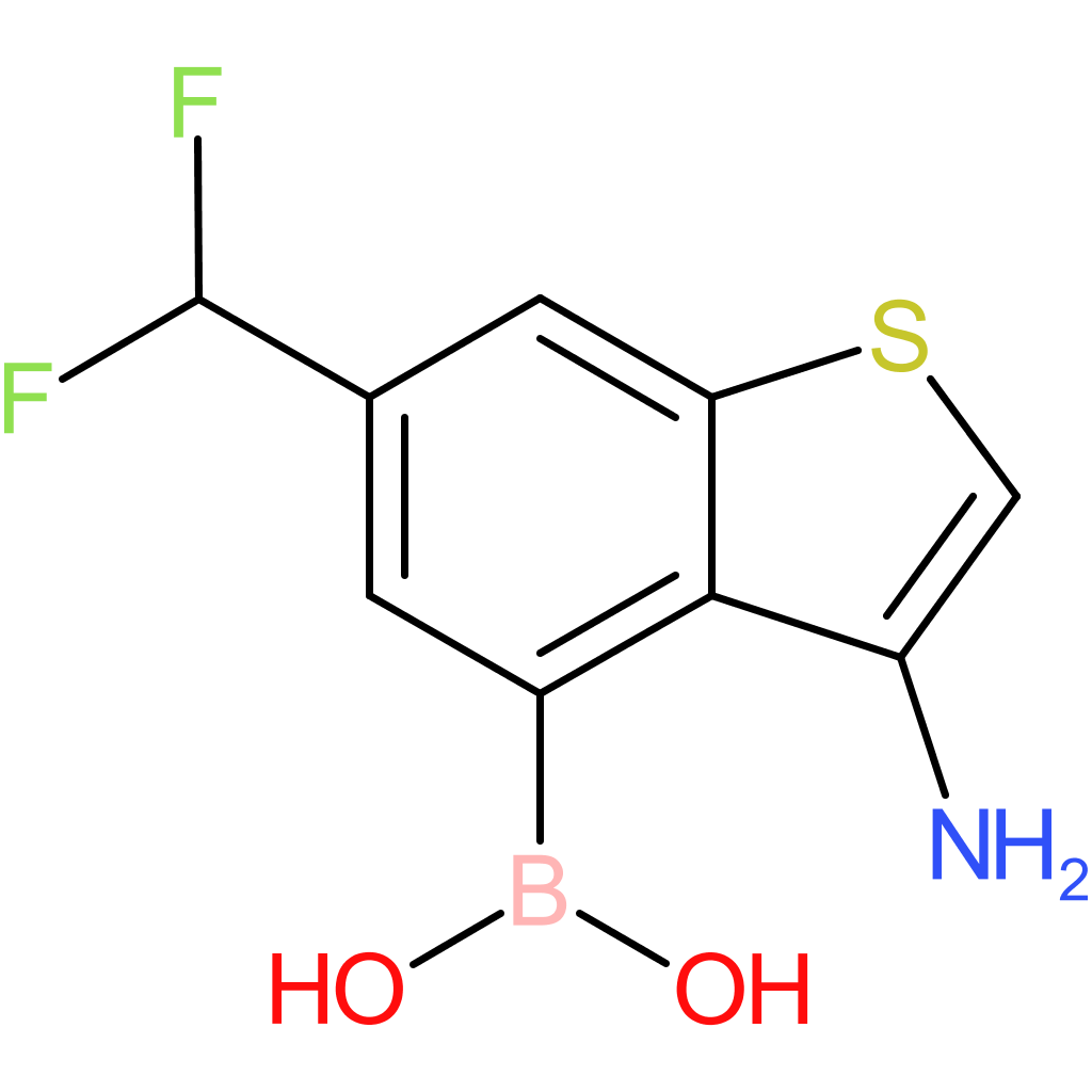 3-amino-6-(difluoromethyl)benzothiophene-4-boronic acid