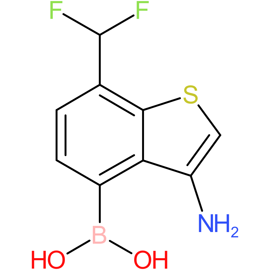 3-amino-7-(difluoromethyl)benzothiophene-4-boronic acid