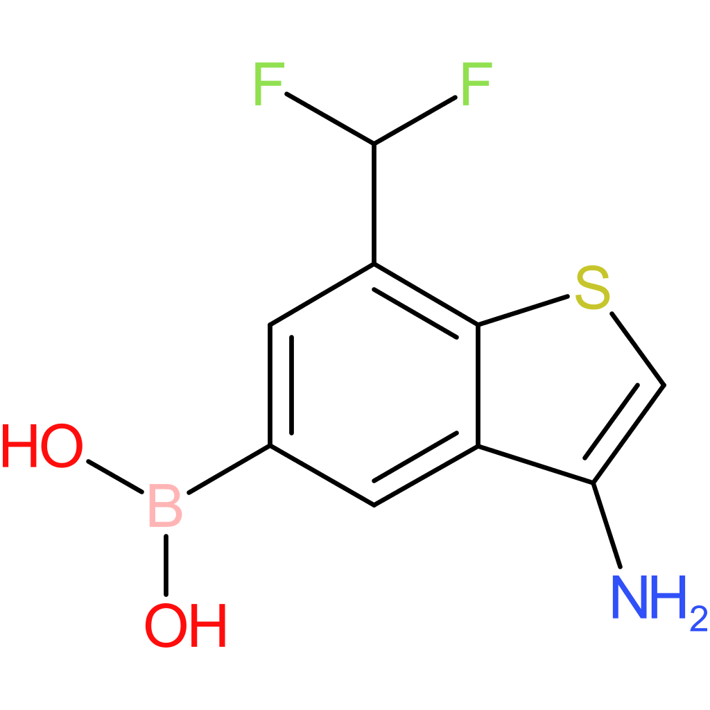 3-amino-7-(difluoromethyl)benzothiophene-5-boronic acid