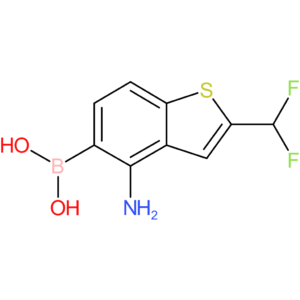4-amino-2-(difluoromethyl)benzothiophene-5-boronic acid