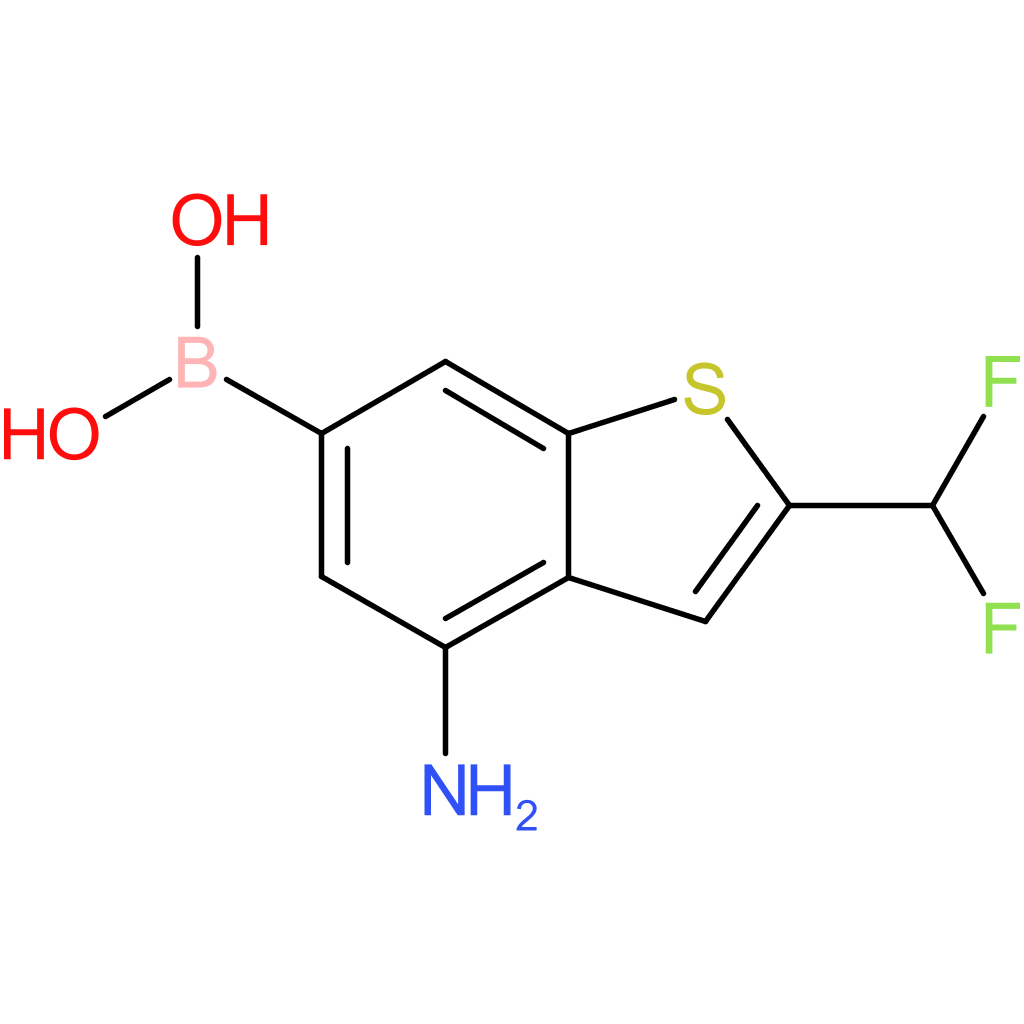 4-amino-2-(difluoromethyl)benzothiophene-6-boronic acid