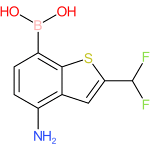 4-amino-2-(difluoromethyl)benzothiophene-7-boronic acid