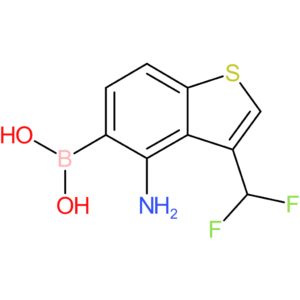 4-amino-3-(difluoromethyl)benzothiophene-5-boronic acid