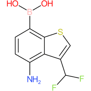 4-amino-3-(difluoromethyl)benzothiophene-7-boronic acid