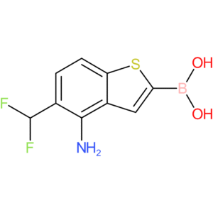 4-amino-5-(difluoromethyl)benzothiophene-2-boronic acid