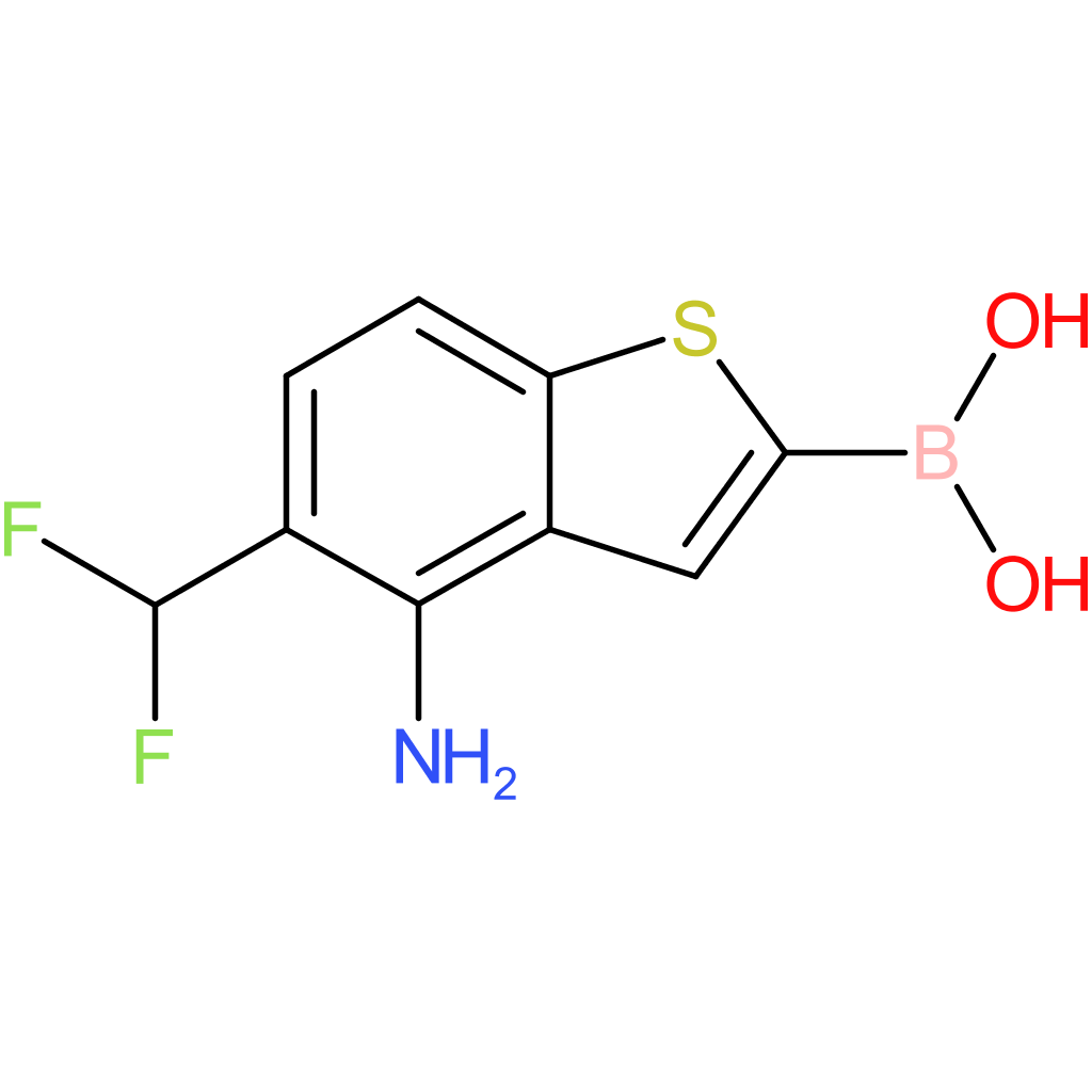 4-amino-5-(difluoromethyl)benzothiophene-2-boronic acid