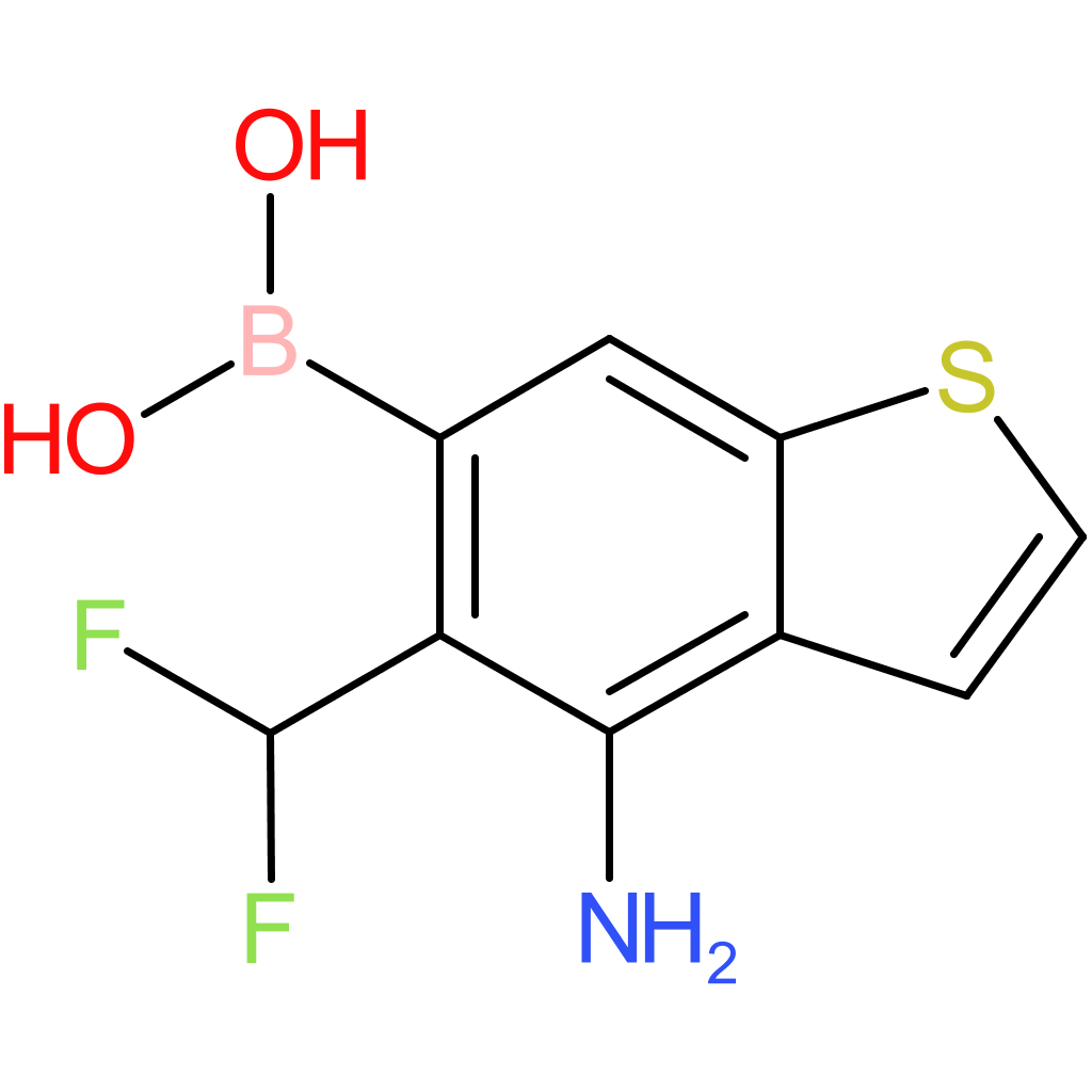 4-amino-5-(difluoromethyl)benzothiophene-6-boronic acid