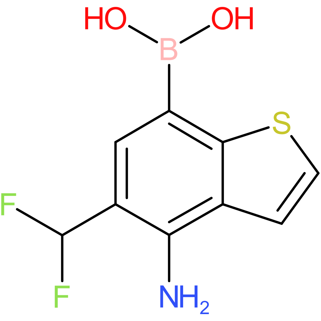 4-amino-5-(difluoromethyl)benzothiophene-7-boronic acid
