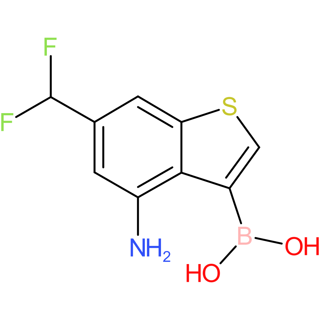 4-amino-6-(difluoromethyl)benzothiophene-3-boronic acid