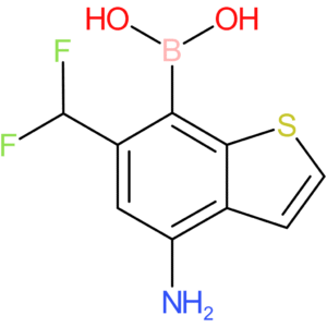 4-amino-6-(difluoromethyl)benzothiophene-7-boronic acid