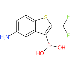 5-amino-2-(difluoromethyl)benzothiophene-3-boronic acid