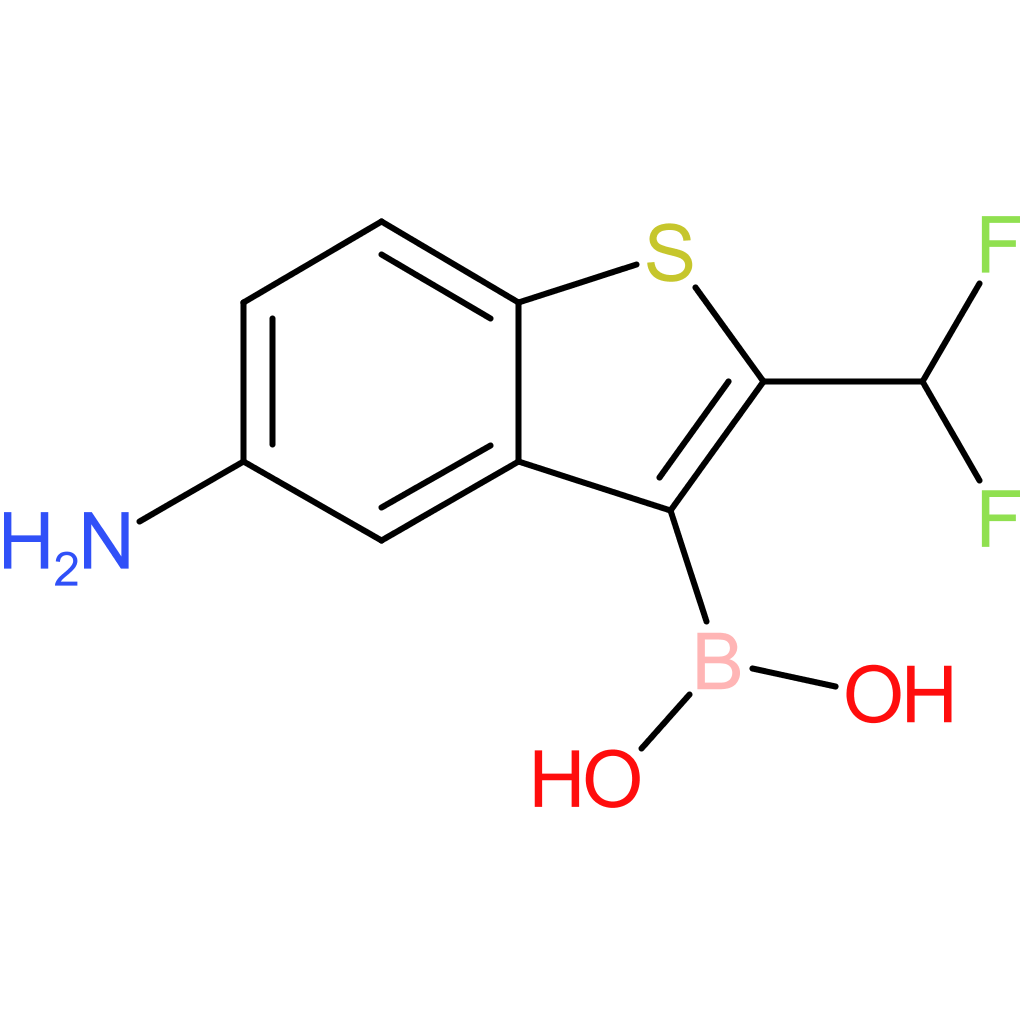 5-amino-2-(difluoromethyl)benzothiophene-3-boronic acid